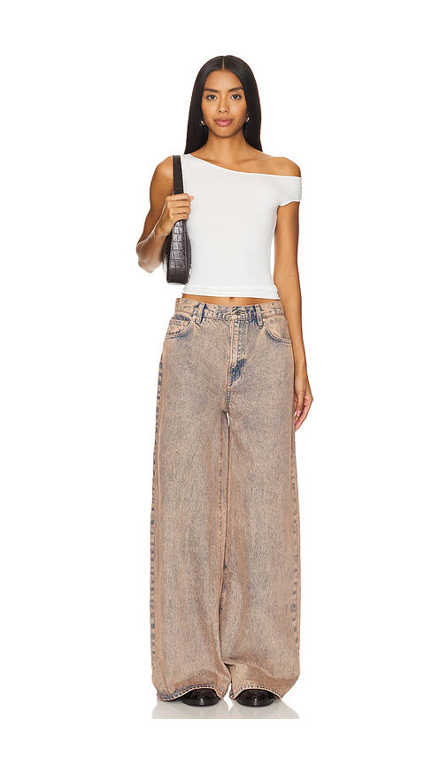 Luna Mid Rise Baggy Wide Leg | BG78 - view 5