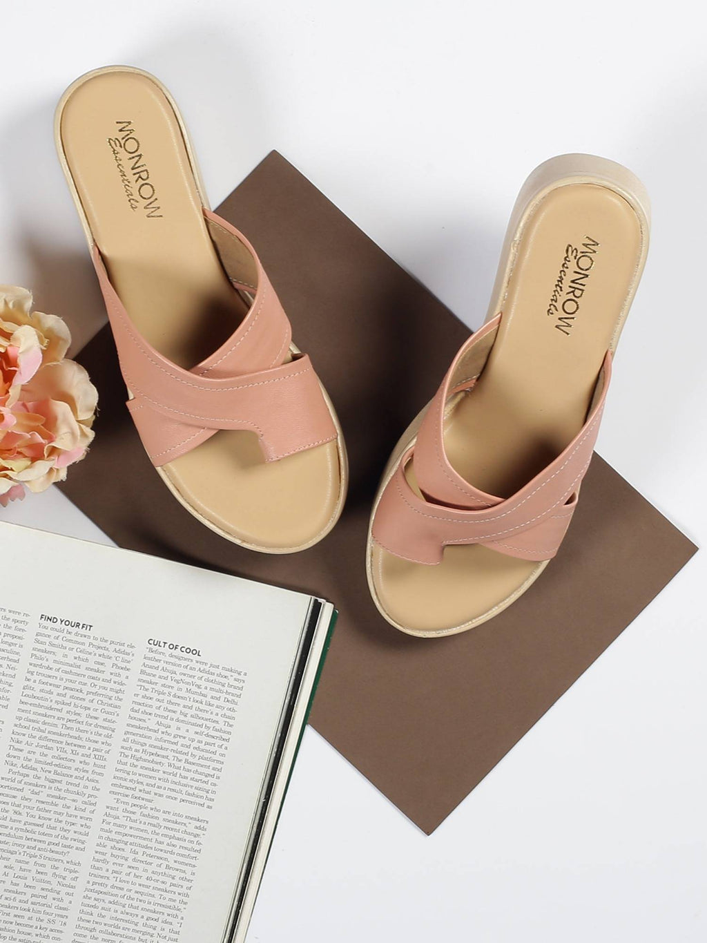 Solid Yellow Wedges Heels | H78 - view 15