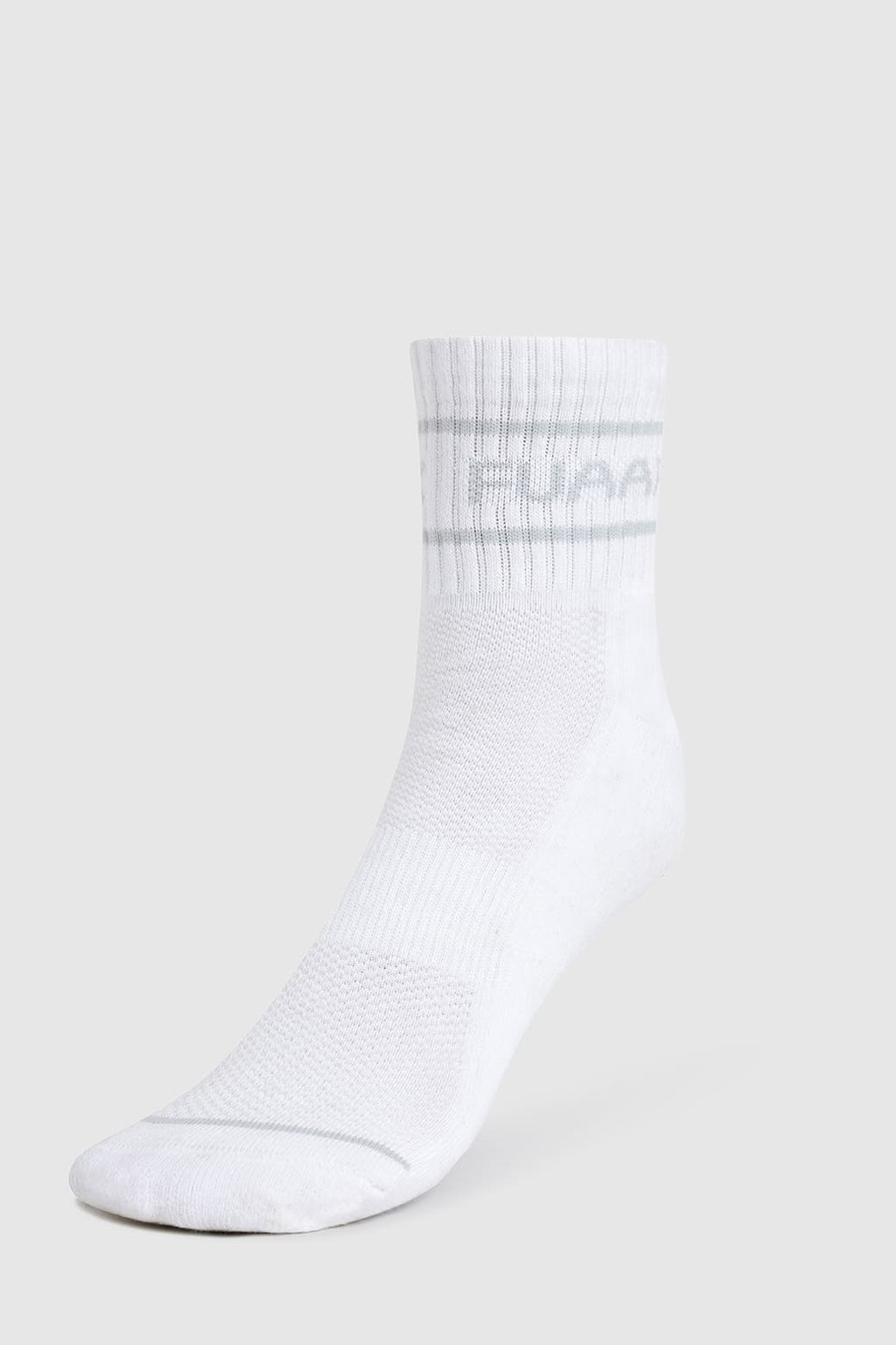 Legacy Quarter Socks White/Grey