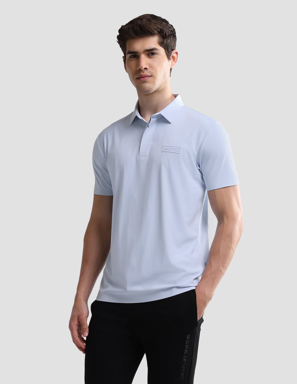 Solid Slim Fit Active Polo Shirt USP0