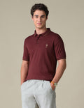 Regular Fit Solid Polo Shirt USP0