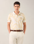 Abstract Printed Slim Fit Polo Shirt USP0