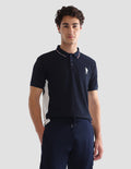Solid Slim Fit Active Polo Shirt USP0
