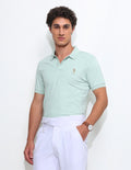 Solid Slim Fit Polo Shirt USP0