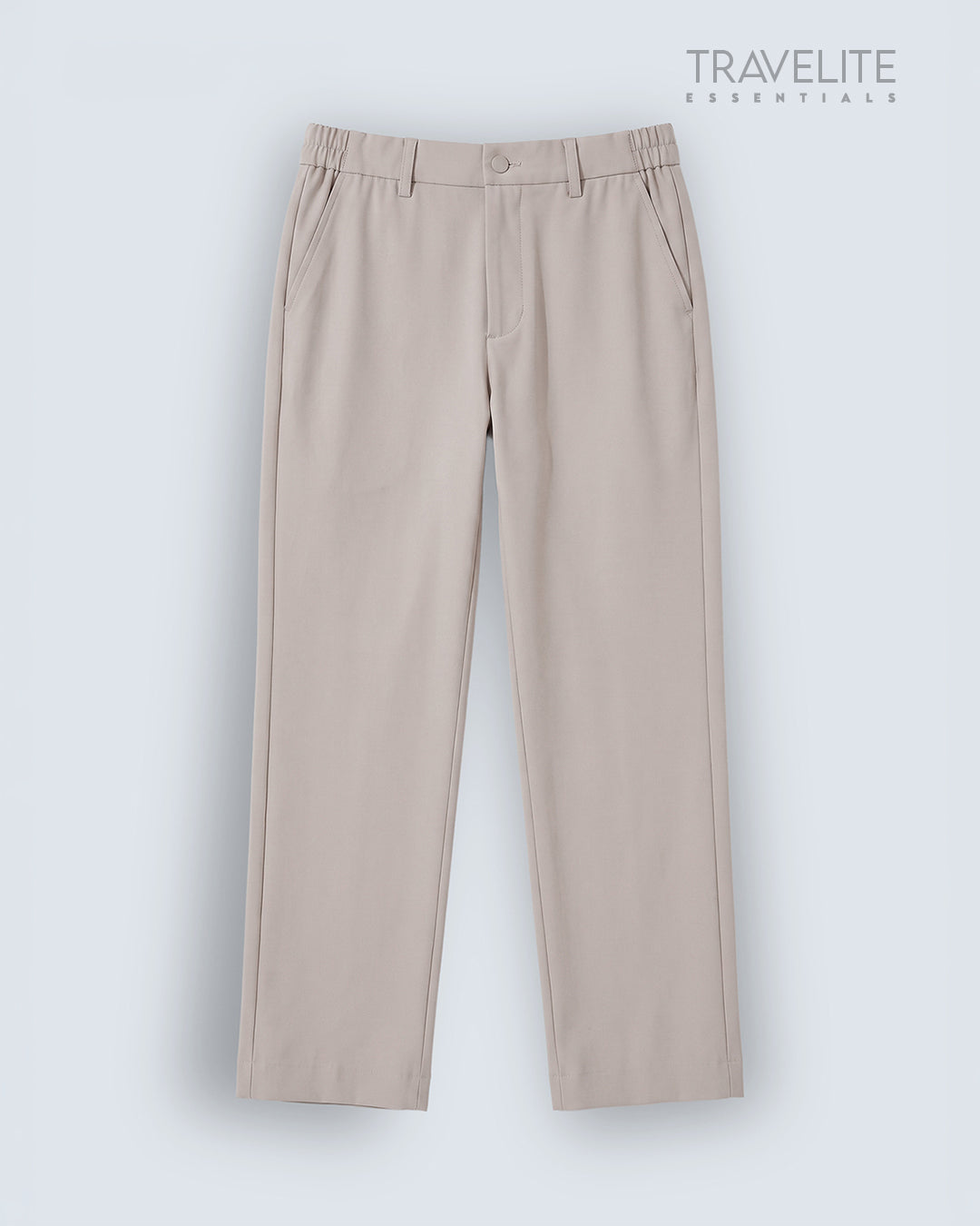 Travelite Straight Fit Trousers | Essential | Khaki