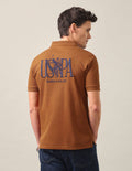 Graphic Printed Slim Fit Polo Shirt USP0