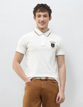 Solid Regular Fit Polo Shirt USP0