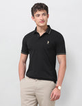 Solid Slim Fit Polo Shirt USP0