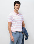 Horizontal Striped Slim Fit Polo Shirt USP0
