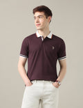 Solid Slim Fit Polo Shirt USP0