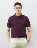 Solid Slim Fit Polo Shirt USP0