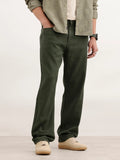 Solid Anti Fit Denim Jeans | Olive