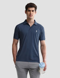 Solid Slim Fit Active Polo Shirt USP0