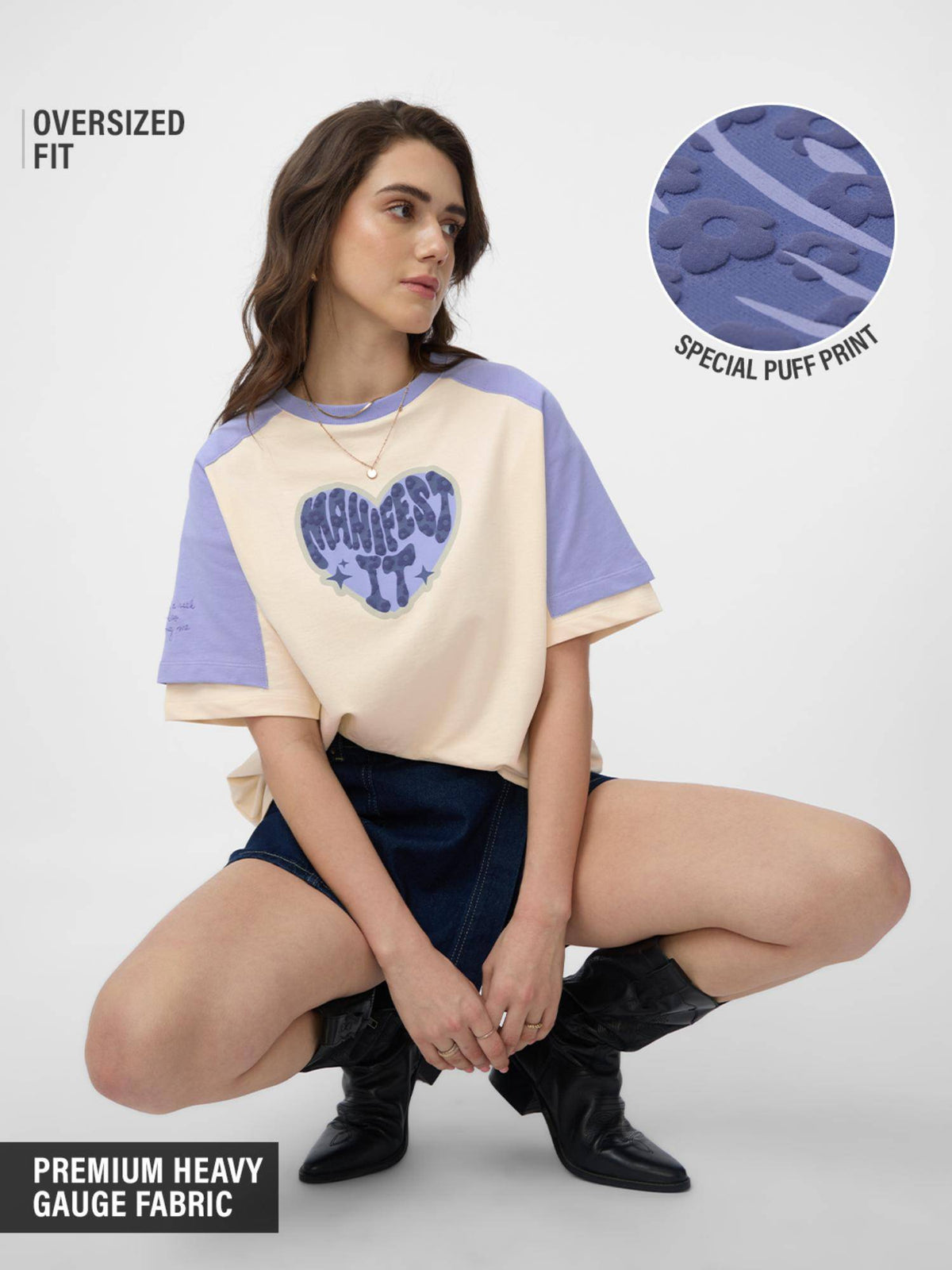 Originals T-shirt: Manifest It Women Oversized T-shirt | TS56 - view 4