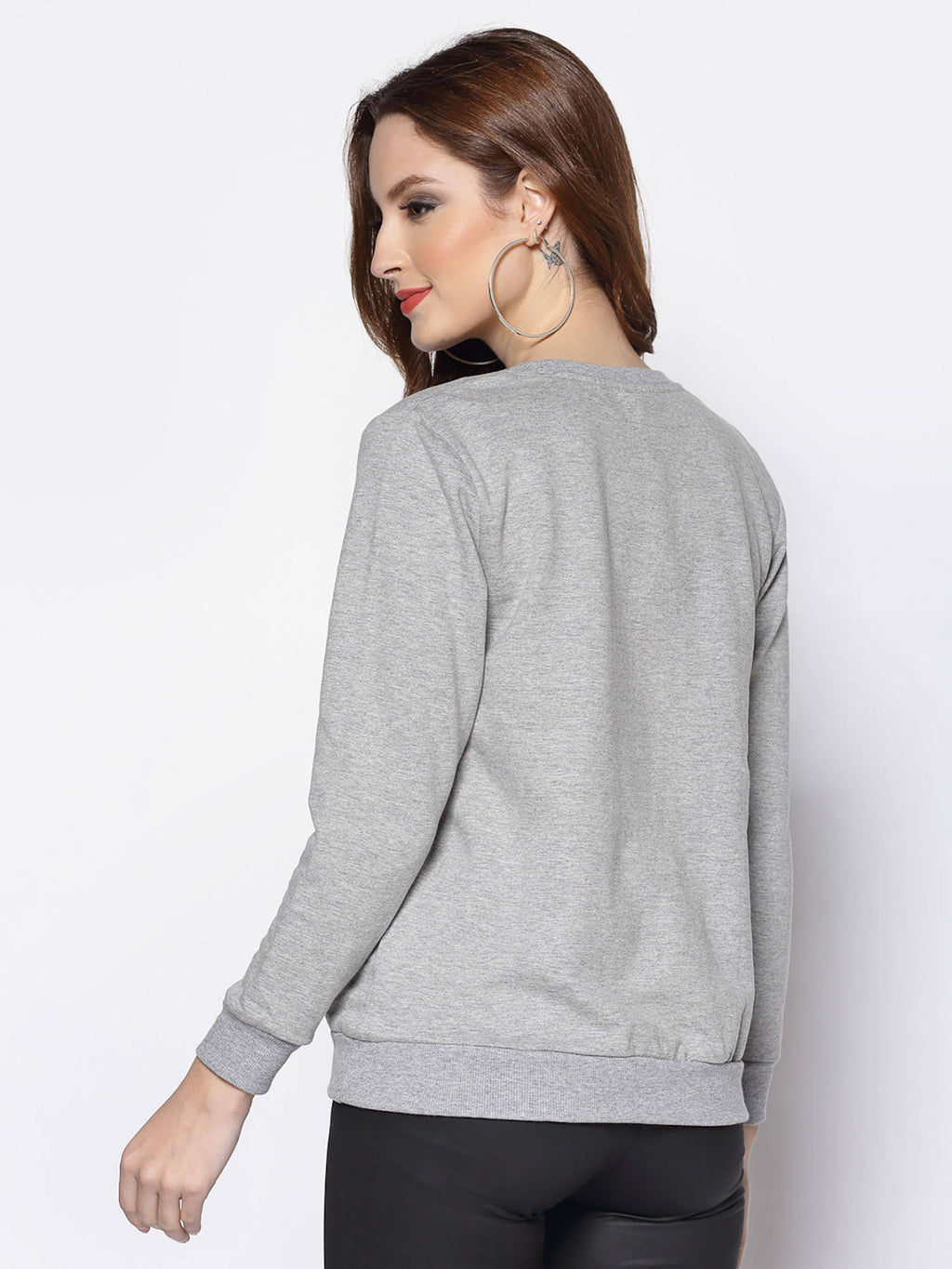 Pink Typography Printed Sweatshirt | SS90 - view 18