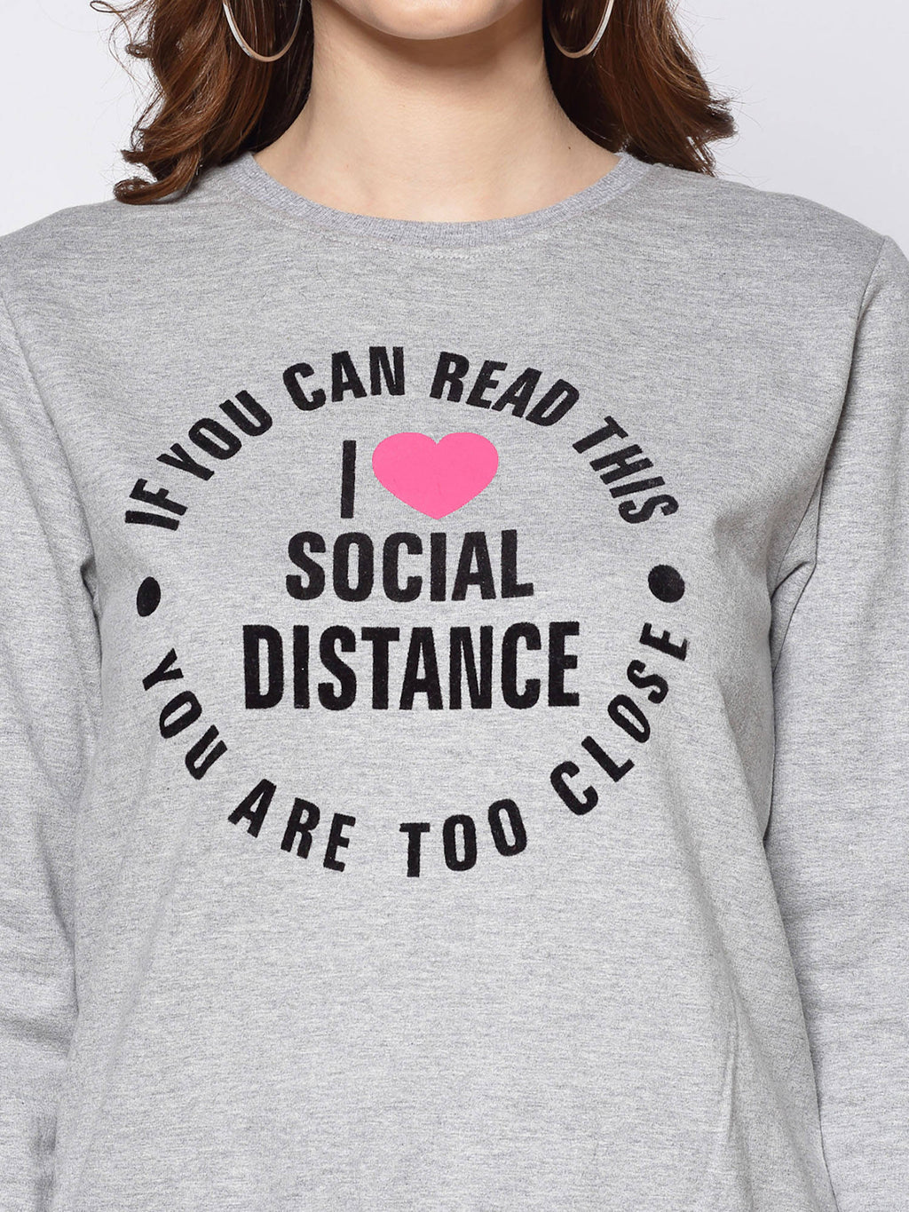 Pink Typography Printed Sweatshirt | SS90 - view 19