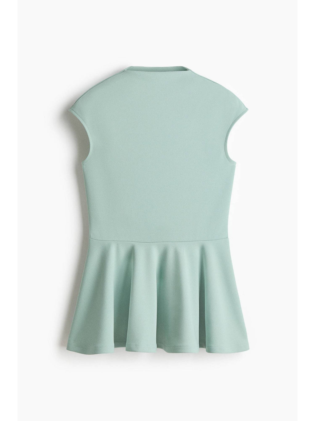 Women Turquoise Ponte Di Roma Peplum Top | pt51 - view 5