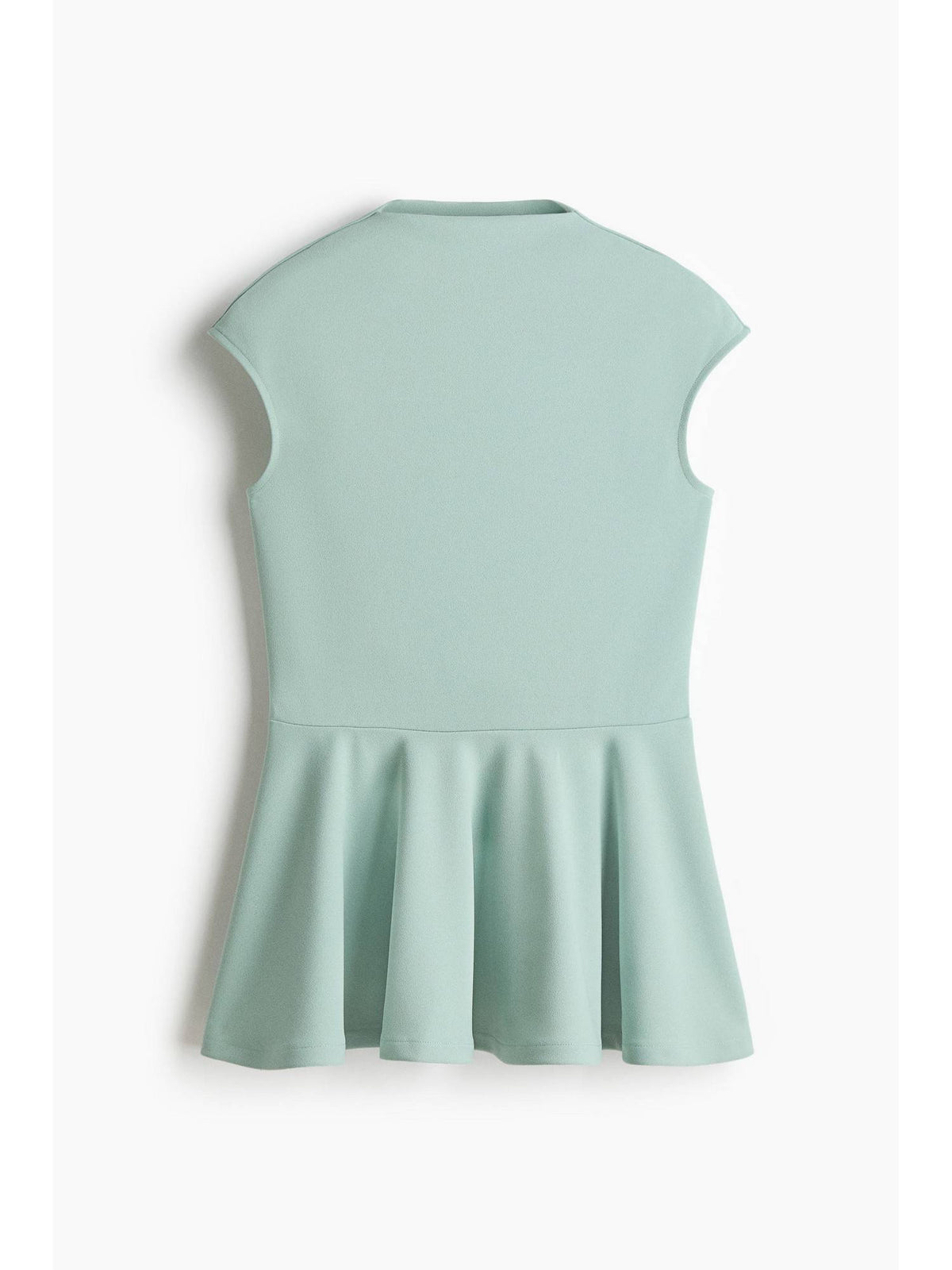 Women Turquoise Ponte Di Roma Peplum Top | pt51 - view 5