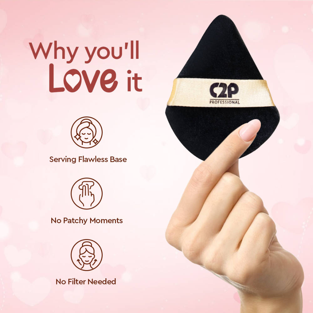 Ultra Soft Pizza Puff For Smooth Crease-Free Finish - Pack of 4 | C83 - view 3