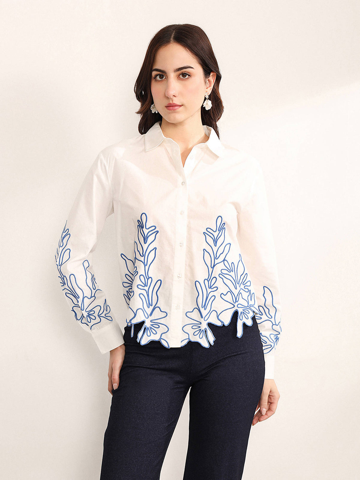 Women White Culture Shirt | S67 - view 1
