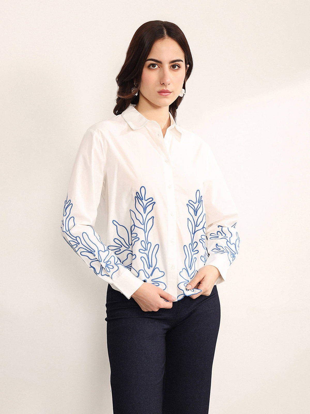 Women White Culture Shirt | S67 - view 2