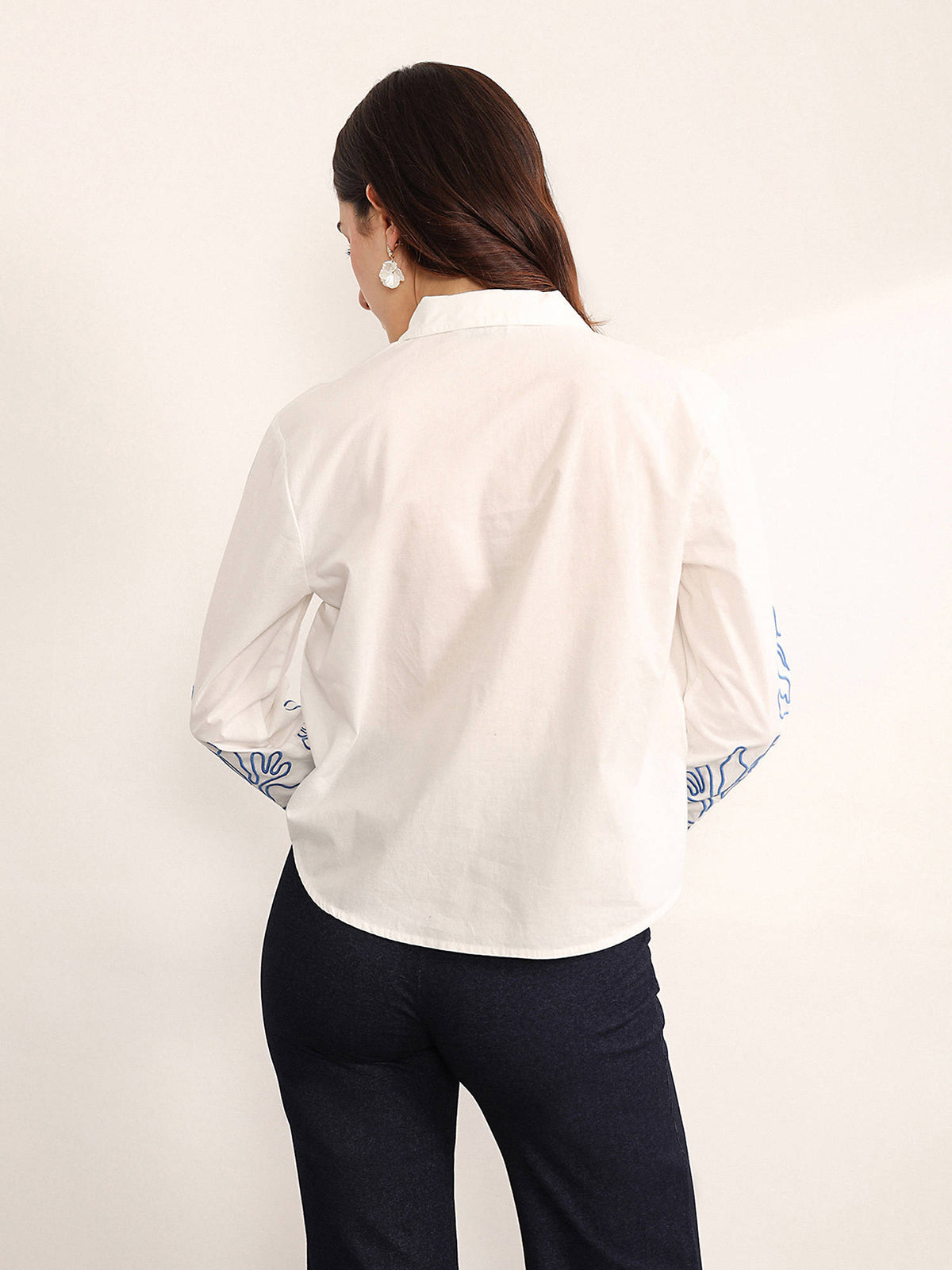 Women White Culture Shirt | S67 - view 4