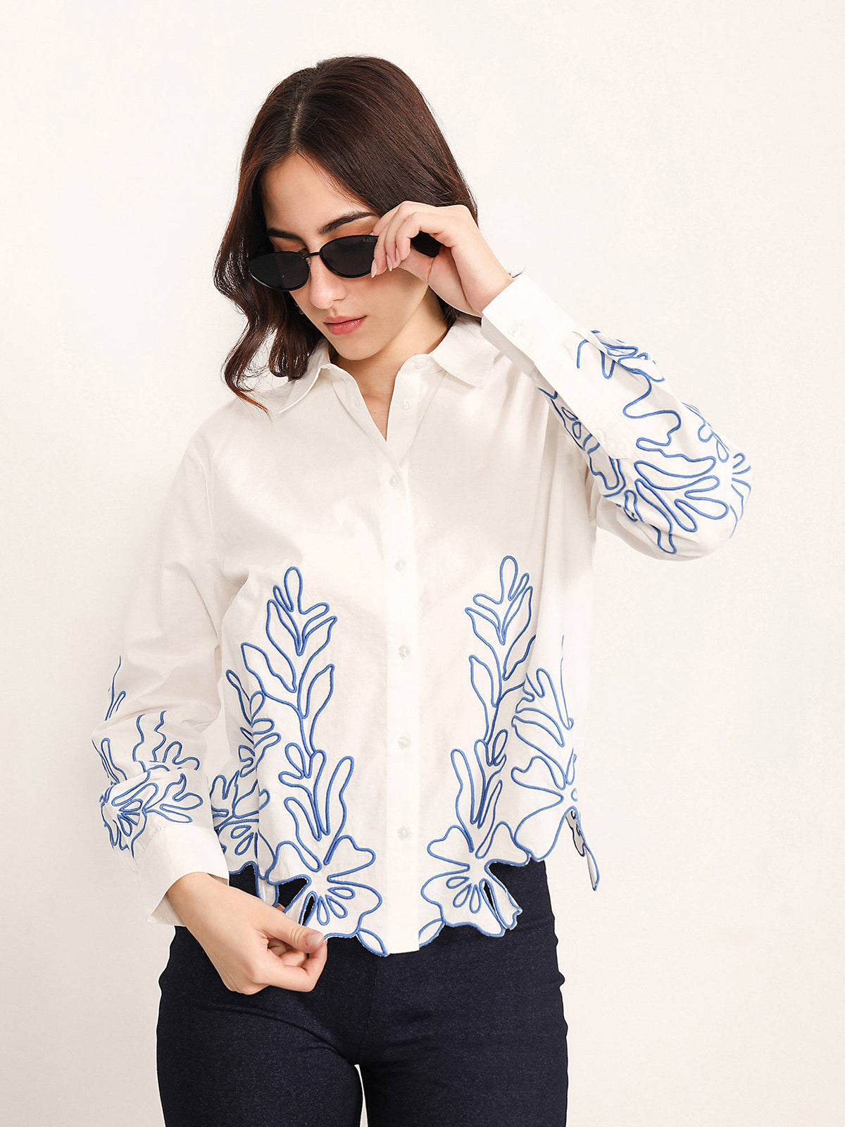 Women White Culture Shirt | S67 - view 5