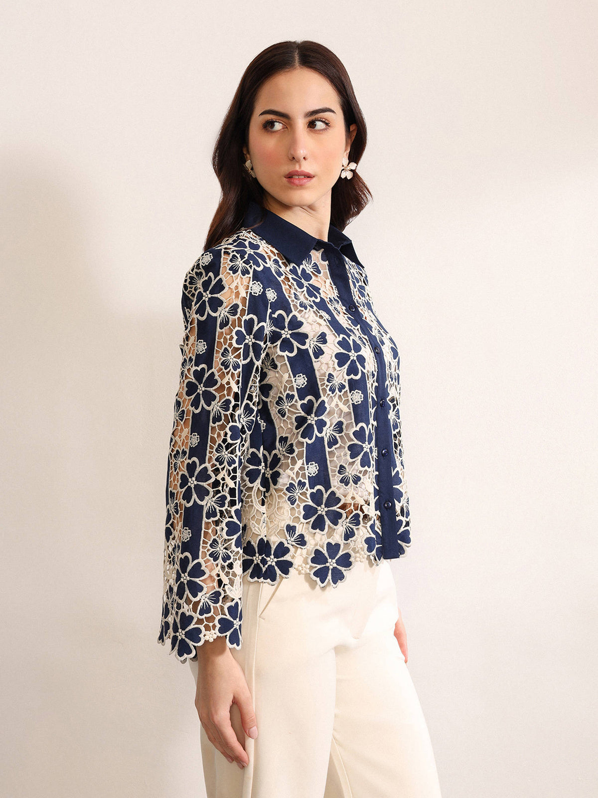Women Blue Oslo Shirt | S67 - view 2