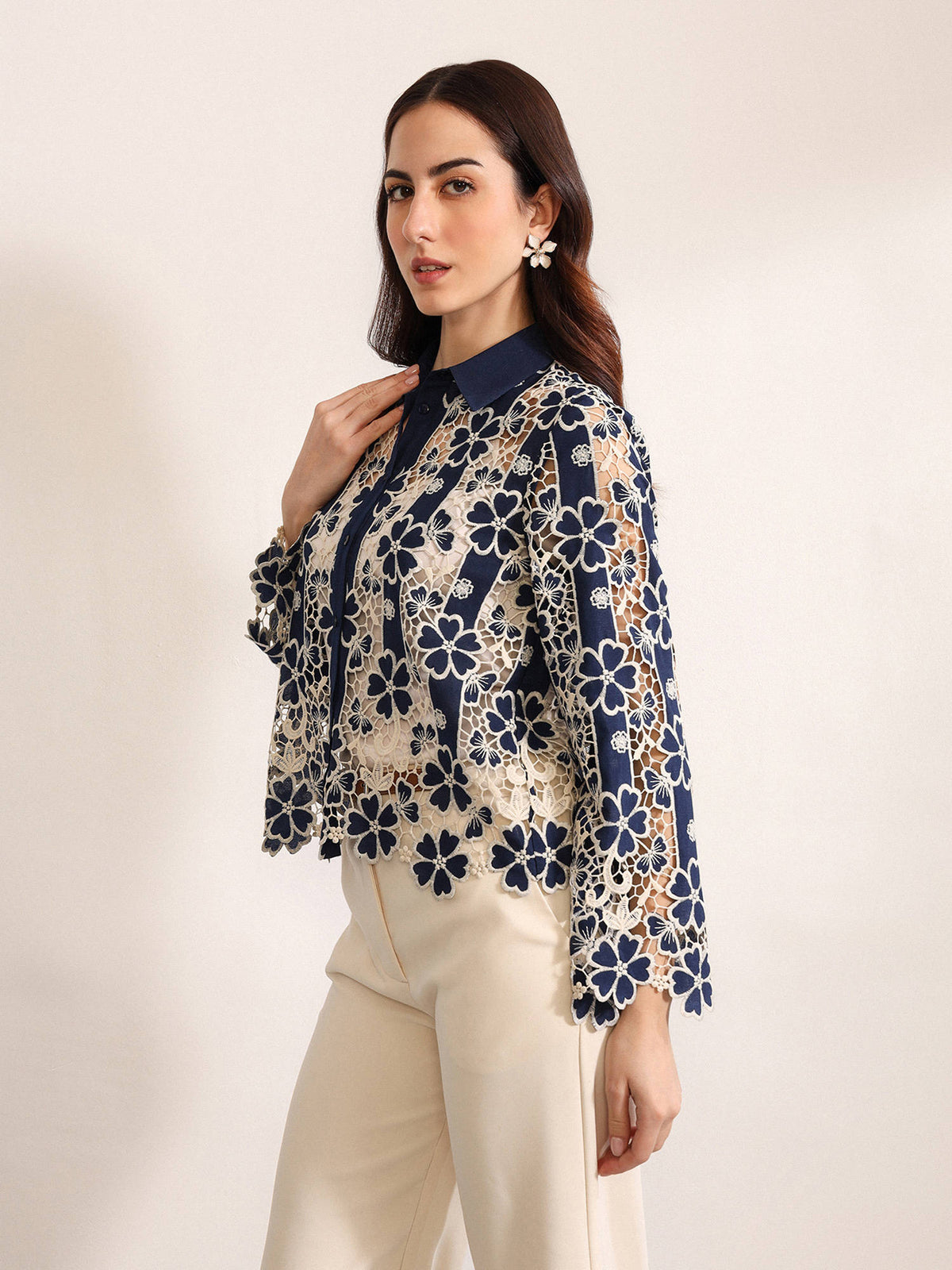 Women Blue Oslo Shirt | S67 - view 3