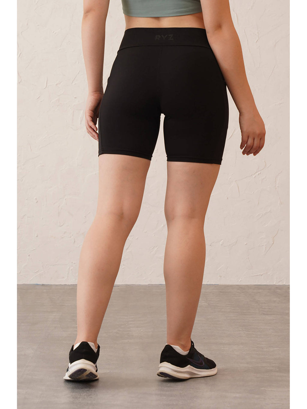 Black Core Comfy Biker Cycling Shorts - view 2