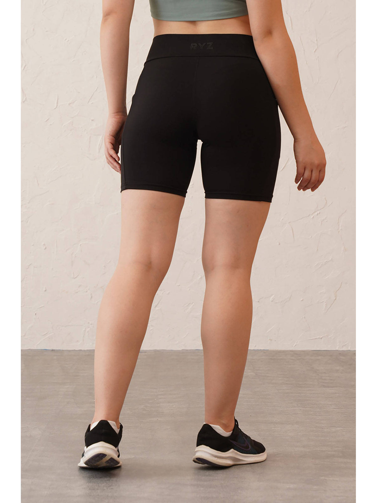 Black Core Comfy Biker Cycling Shorts - view 2