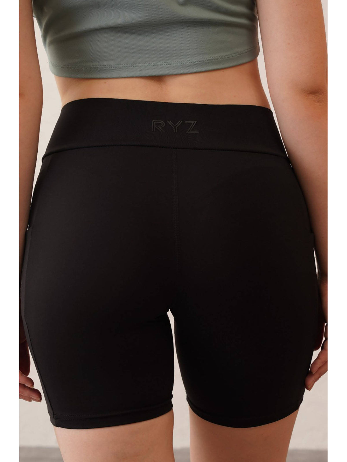 Black Core Comfy Biker Cycling Shorts - view 3