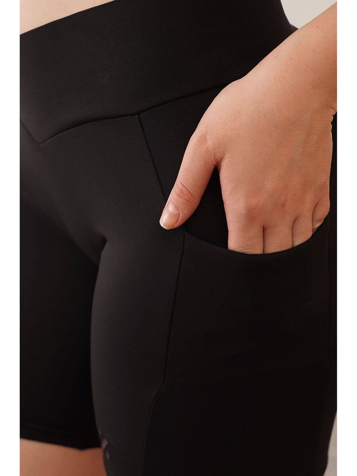 Black Core Comfy Biker Cycling Shorts - view 5