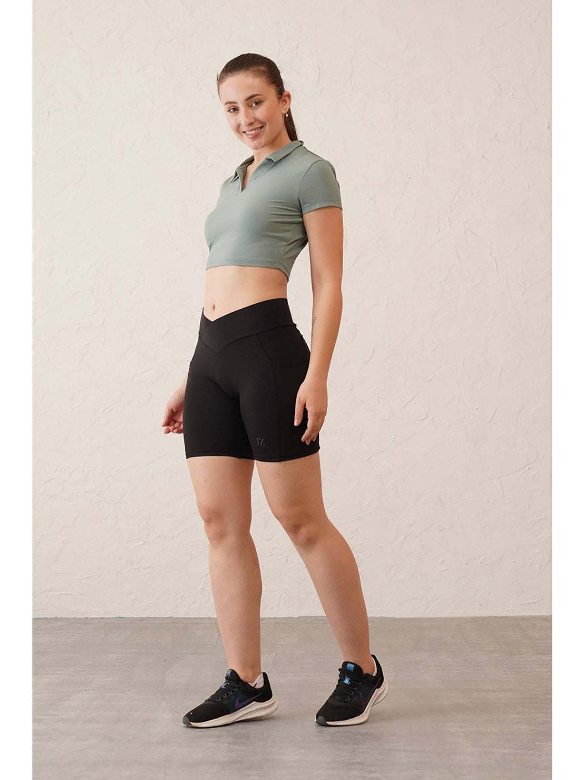 Black Core Comfy Biker Cycling Shorts - view 7