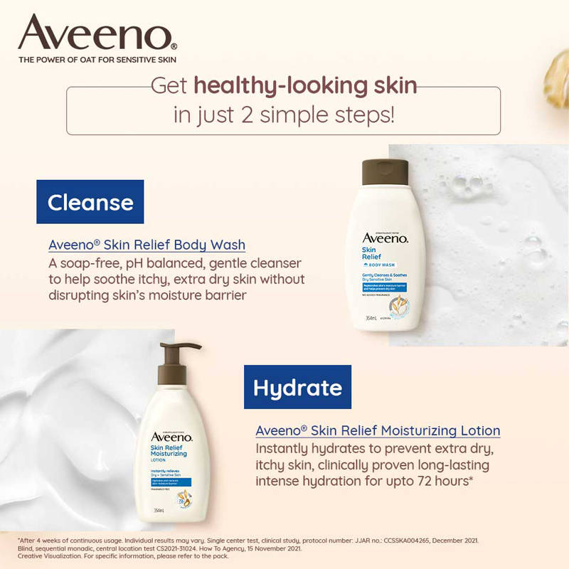 Skin Relief Body Wash & Lotion Combo| Cleanser & Moisturizer for Dry, Itchy & Sensitive Skin | B20 - view 5
