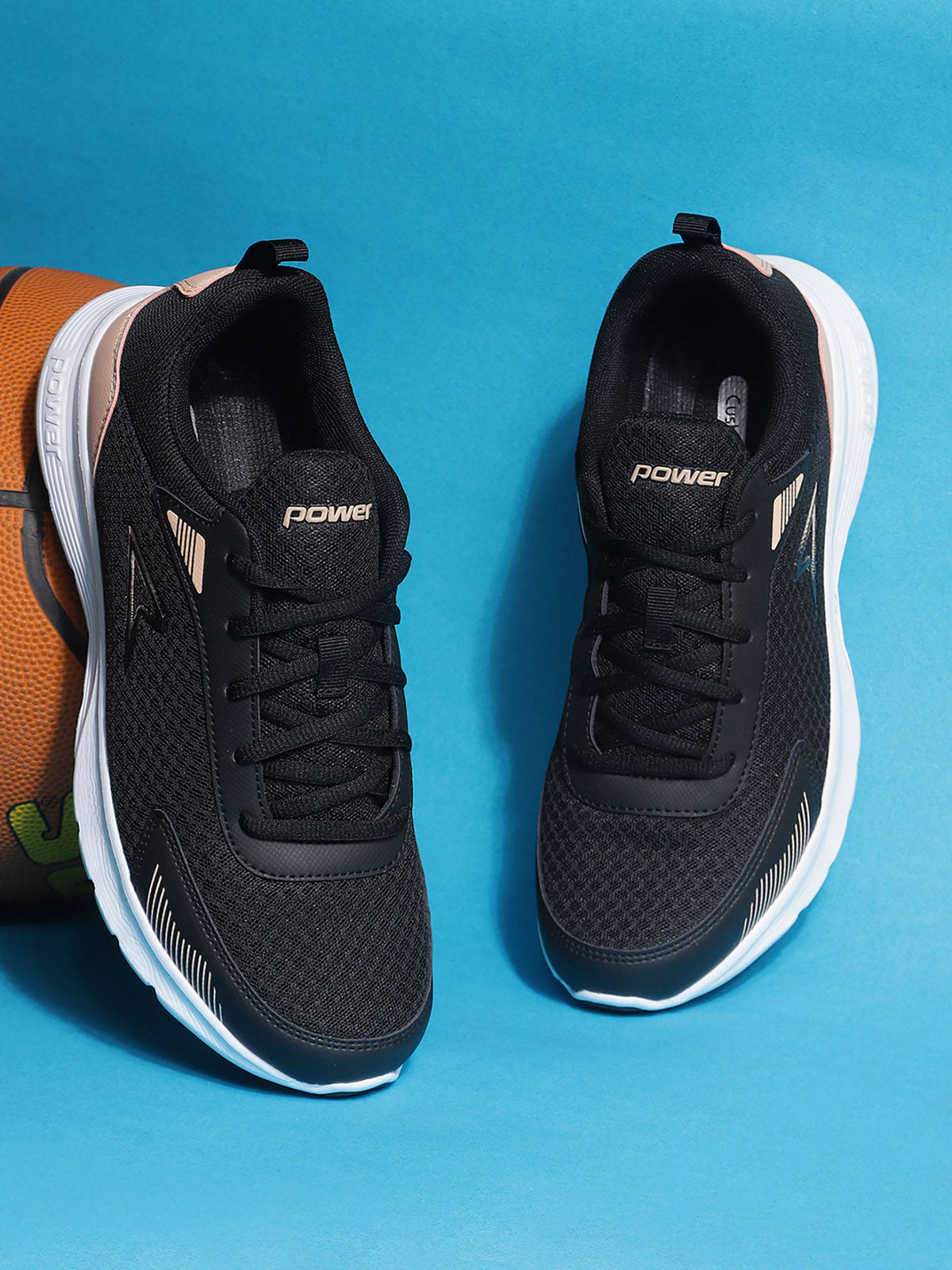 Women Black Lace-Ups Sports Shoes | SH9 - view 1