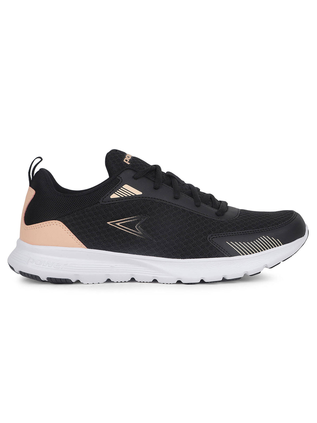 Women Black Lace-Ups Sports Shoes | SH9 - view 3