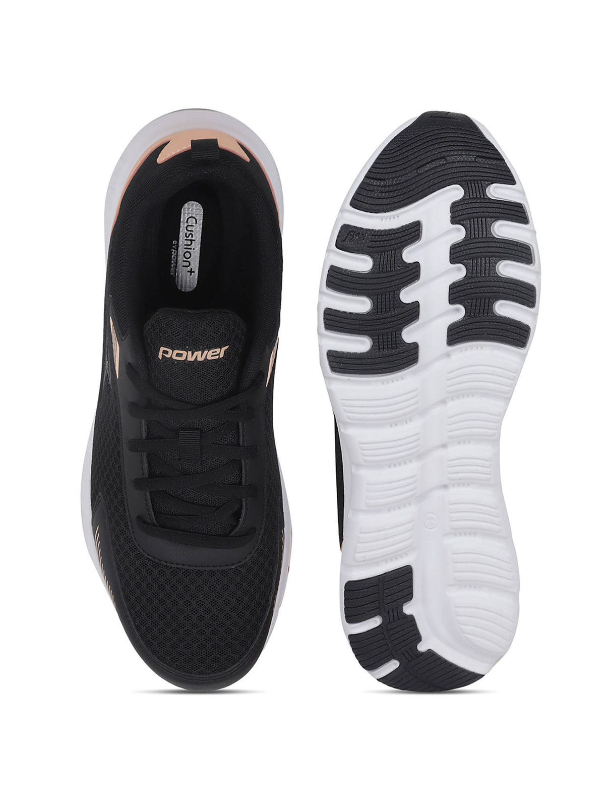 Women Black Lace-Ups Sports Shoes | SH9 - view 5