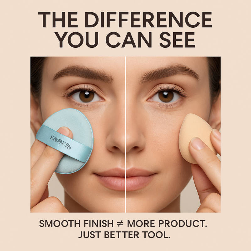 Mini Makeup Puffs, Pack of 2 Finger Cushion Blenders for Precise Makeup Application | C83 - view 5