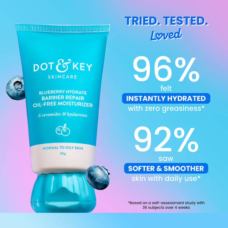 Blueberry Hydrate Barrier Repair Oil-Free Moisturizer, Normal to Oily Skin | FC3 - view 5
