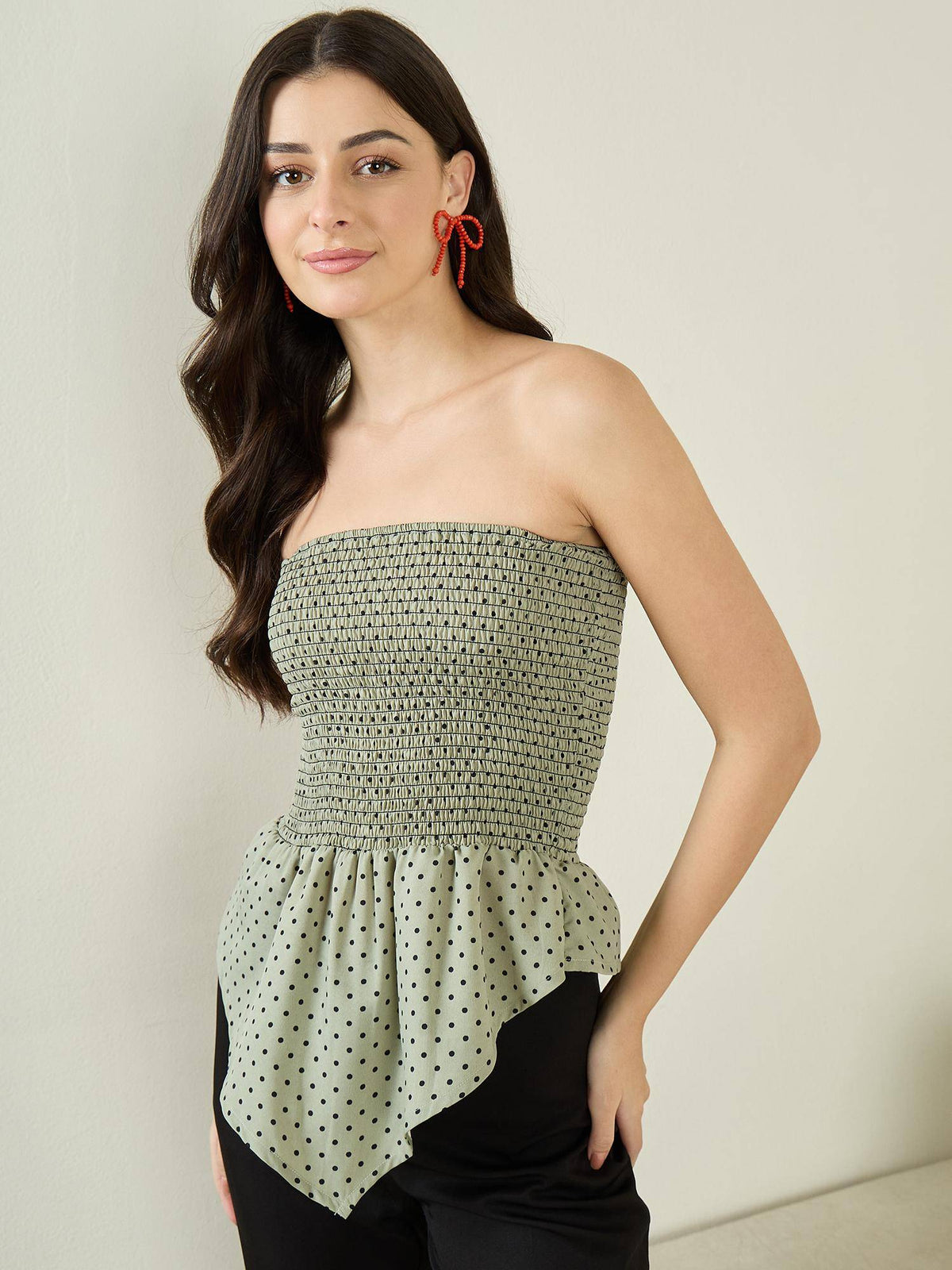 Women Black Polyester Solid Regular Fit Top | TT90 - view 23