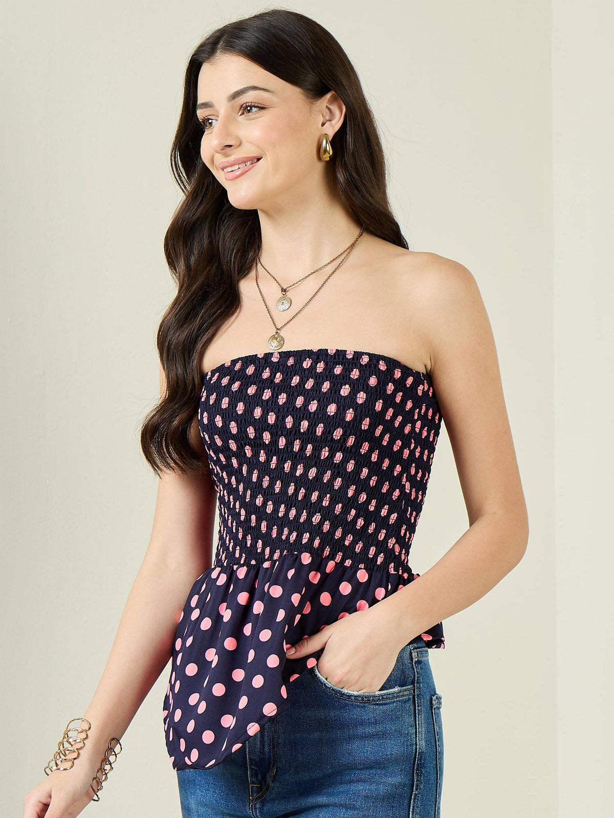 Women Black Polyester Solid Regular Fit Top | TT90 - view 28
