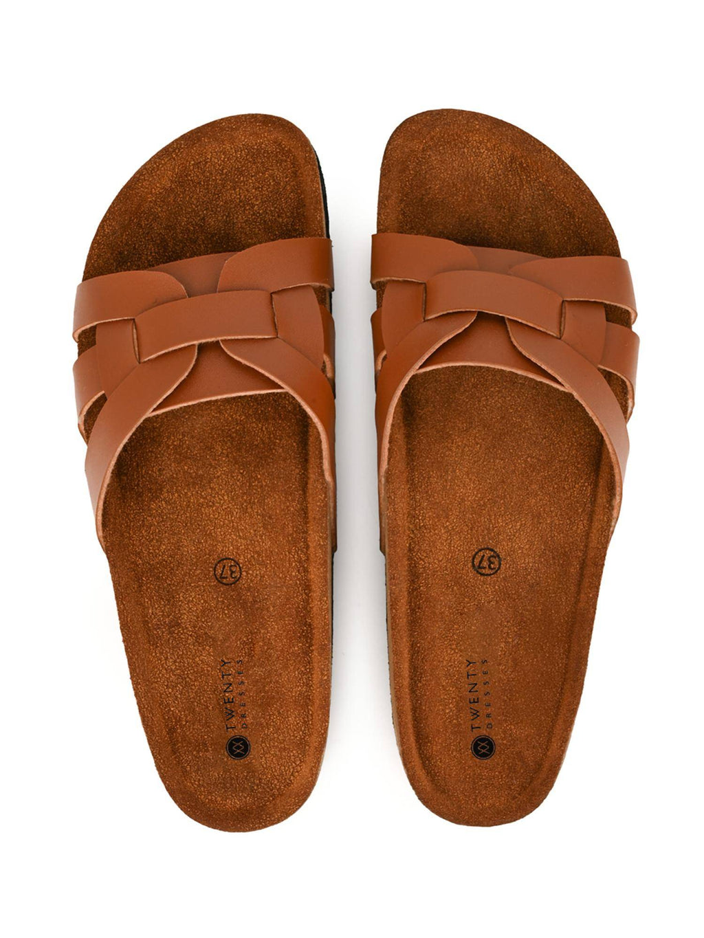 Womens Tan Sandals | SD89 - view 4