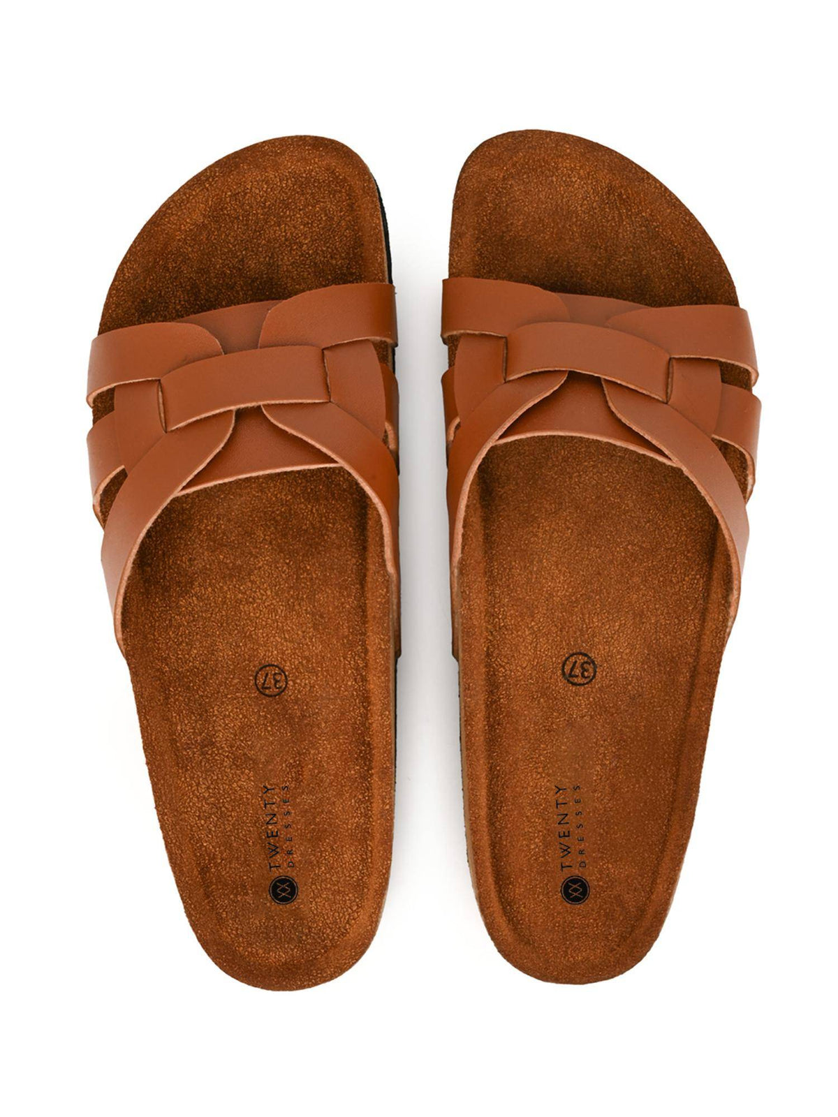 Womens Tan Sandals | SD89 - view 4