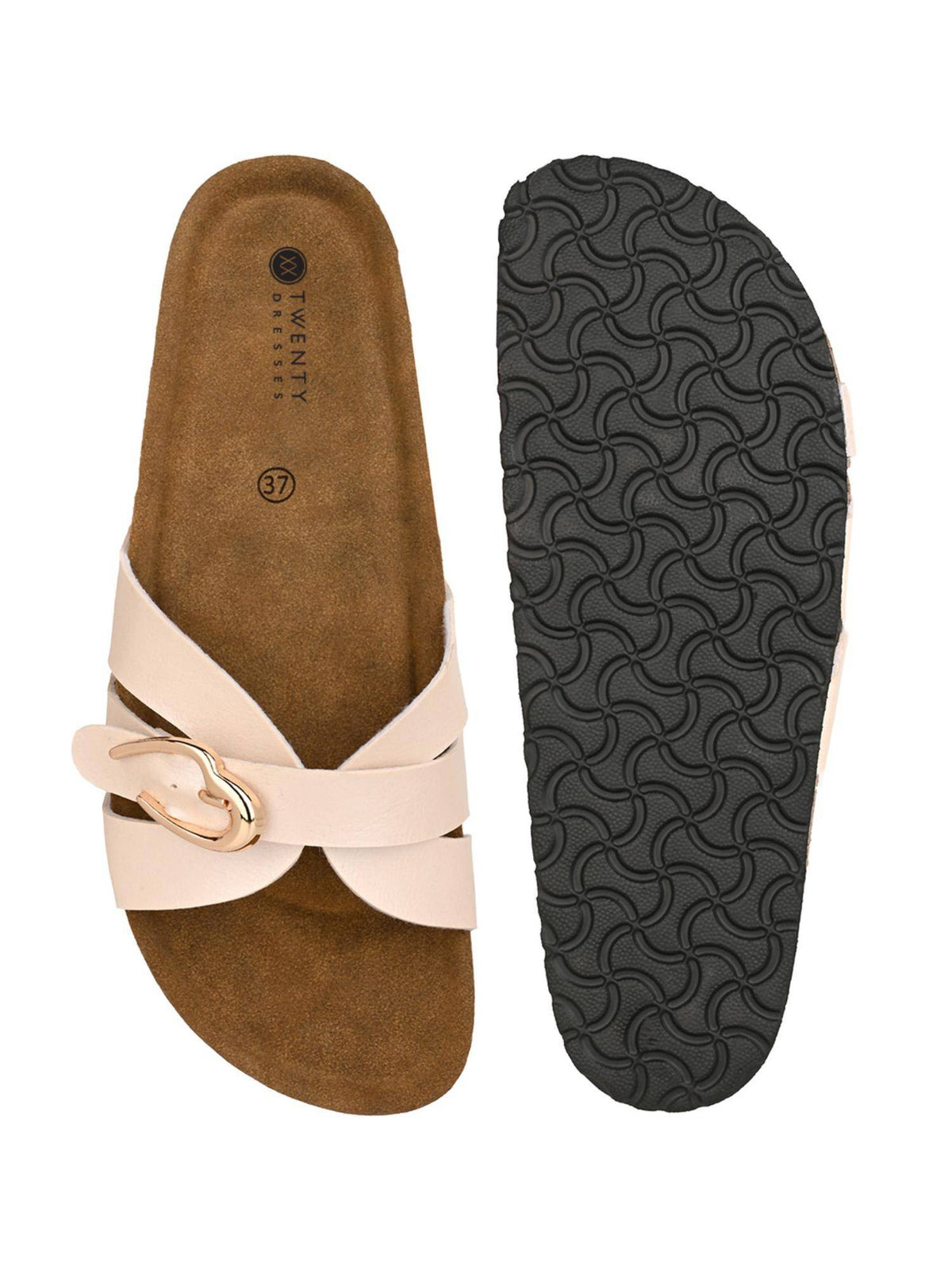 Womens Pearl White Sandals | SD89 - view 2