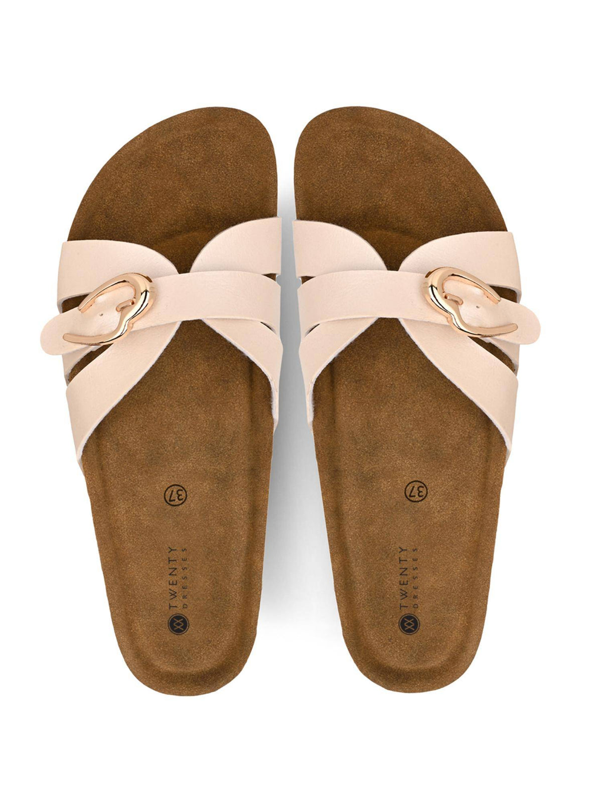 Womens Pearl White Sandals | SD89 - view 4
