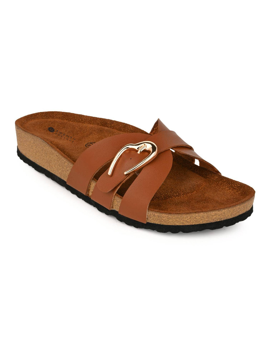 Womens Tan Sandals | SD89 - view 3