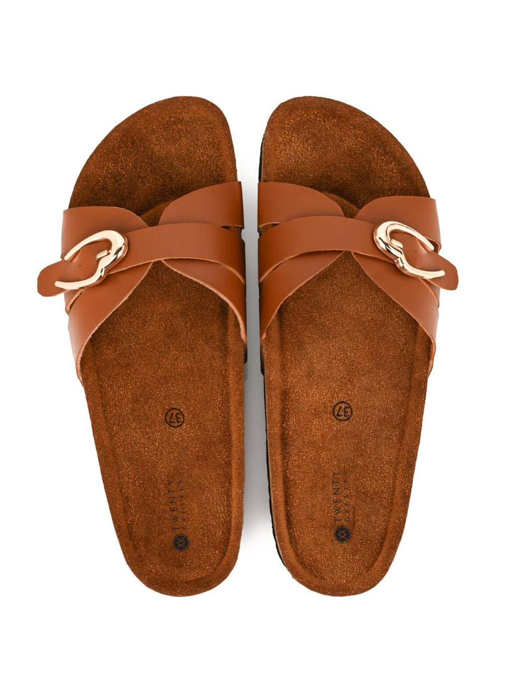 Womens Tan Sandals | SD89 - view 4