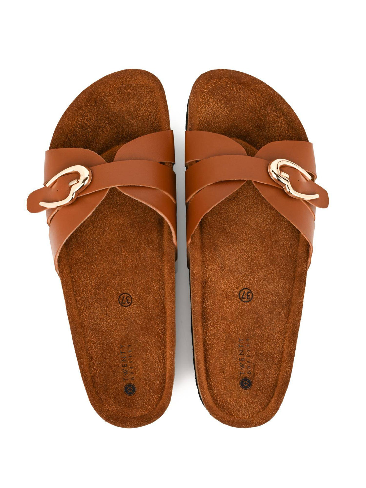 Womens Tan Sandals | SD89 - view 4