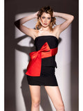 Large Bow Fitted Tube Parisa Top | TT90 - view 1